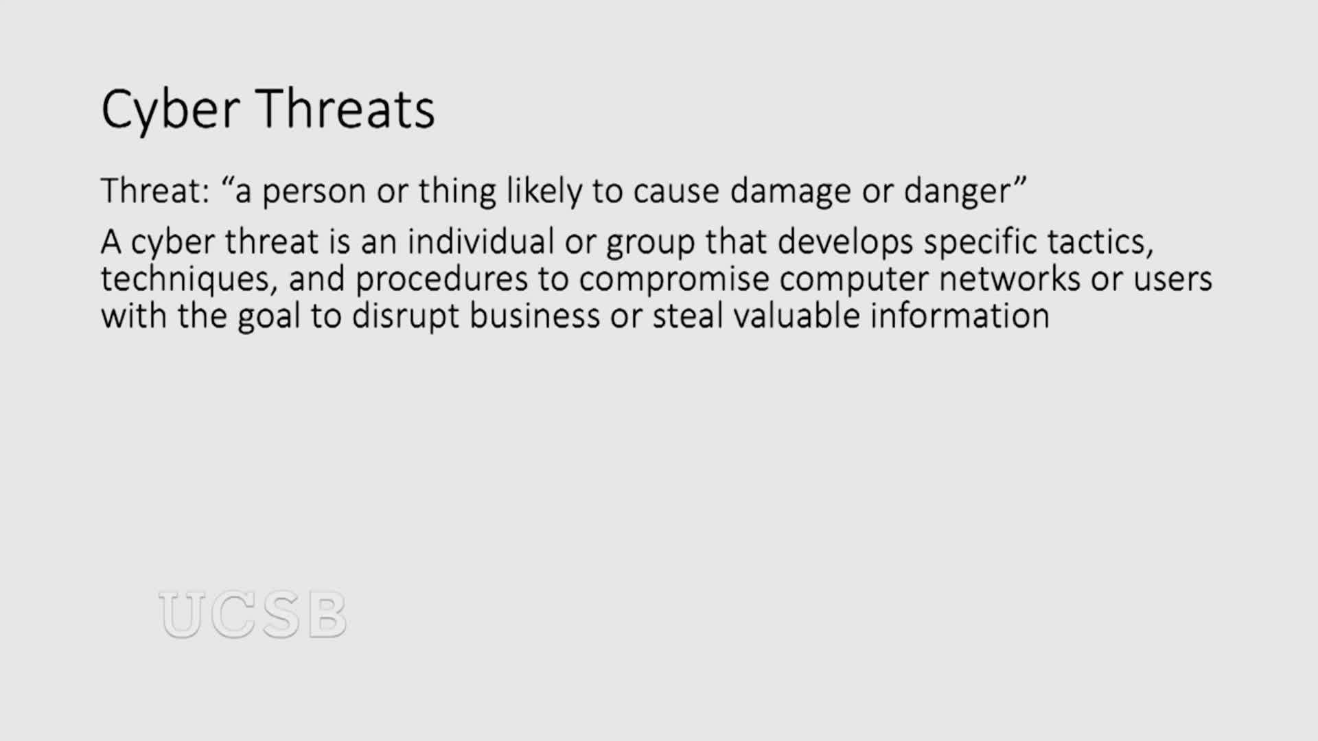 Thumbnail image for UCTV: Al for Security, Security for Al