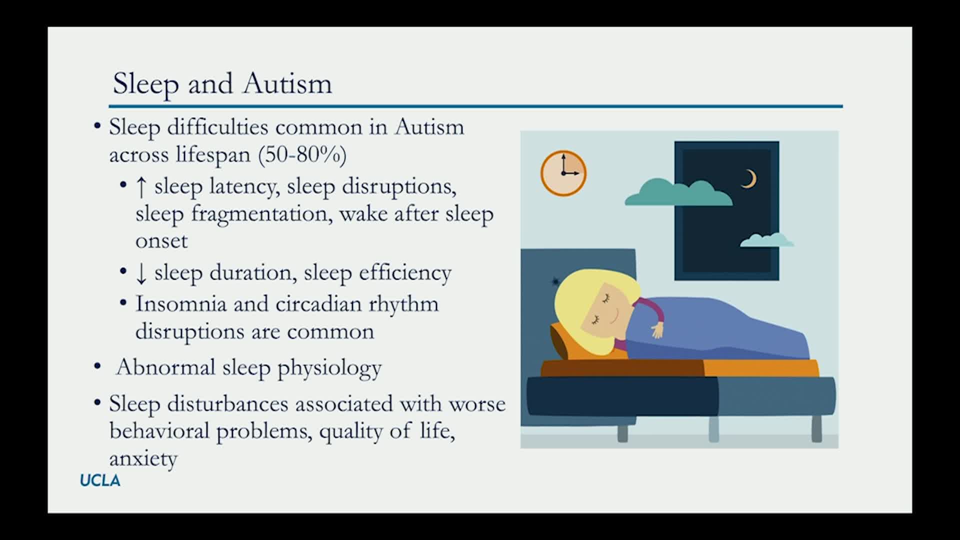 Thumbnail image for UCTV: Scalable Sleep Biomarkers in Neurodevelopmental Disorders with Carrie Bearden - Autism Tree Annual Neurodiversity Conference 2024