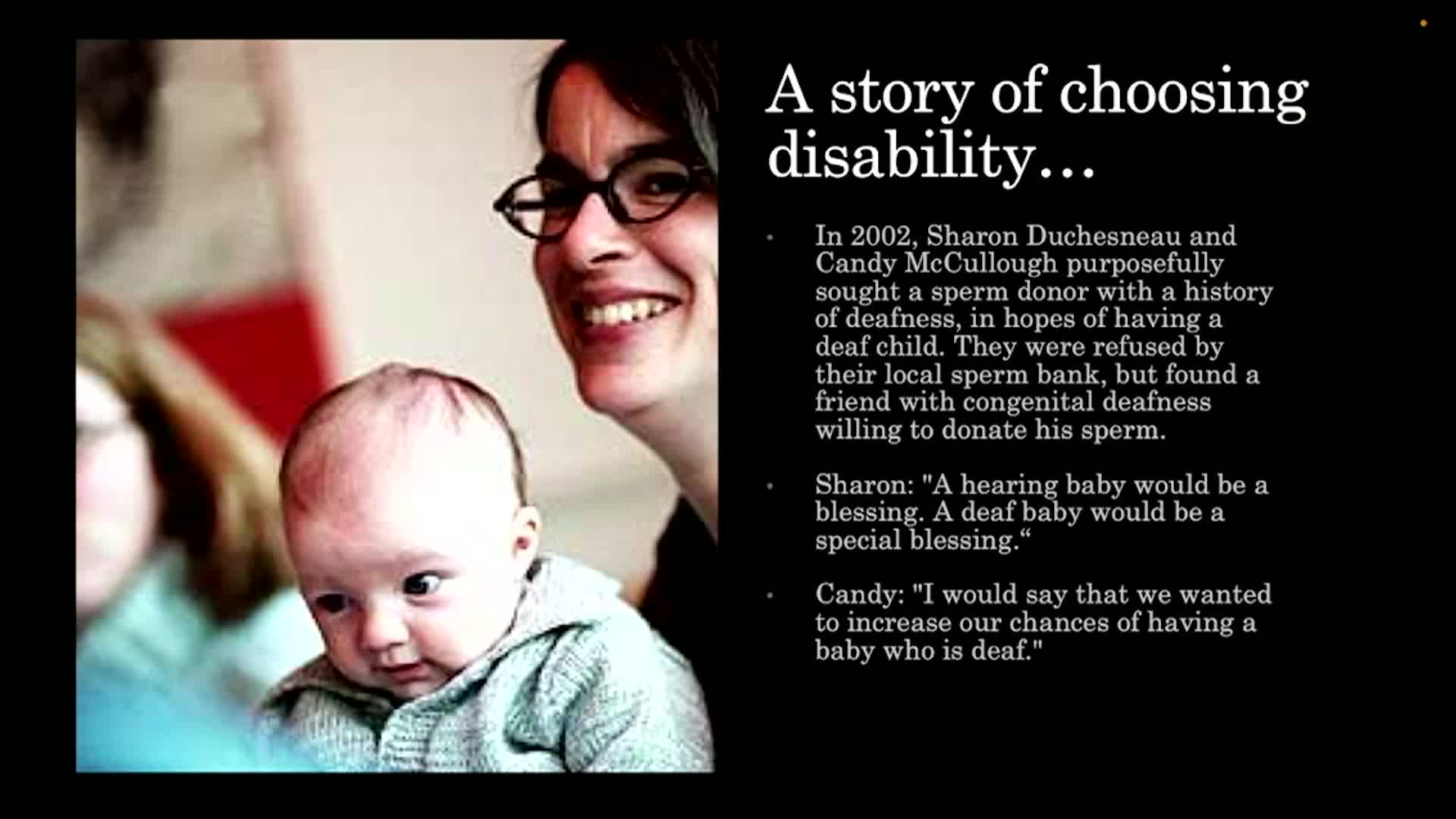 Thumbnail image for UCTV: Genetics, Narrative, Identity, and the Ethics of Choosing Disability