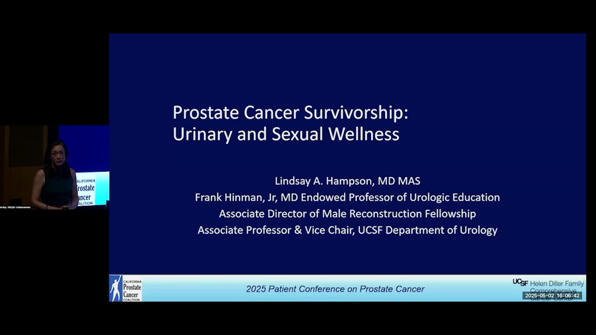 Thumbnail image for UCTV: Prostate Cancer: Symptom Management and Optimizing Quality of Life