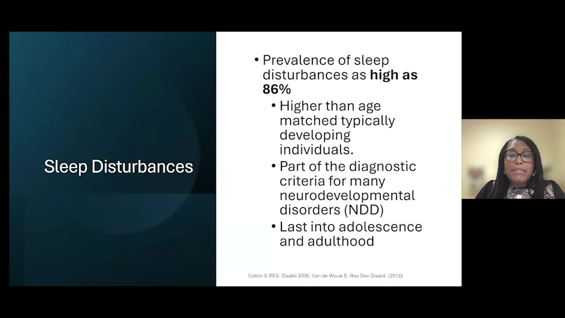 Thumbnail image for UCTV: Sleep in Children with Neurodevelopmental Differences