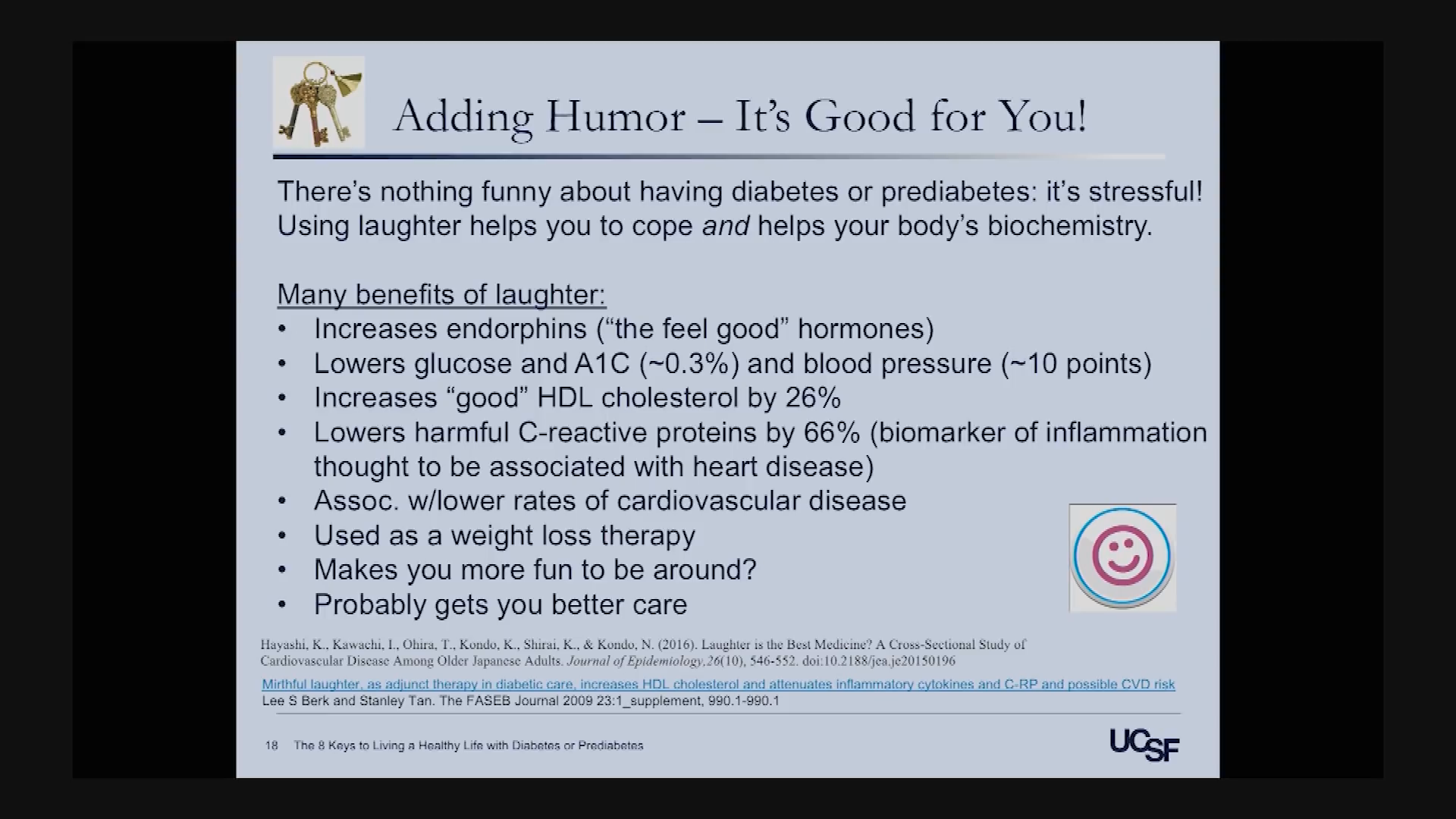 Thumbnail image for UCTV: The 8 Keys to Living a Healthy Life with Diabetes