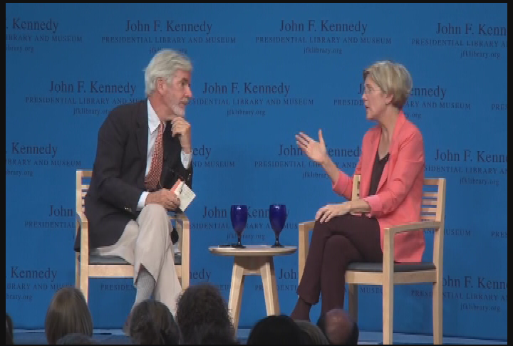 Thumbnail image for JFK Library:  A Conversation with Elizabeth Warren